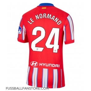 Atletico Madrid Robin Le Normand #24 Replik Heimtrikot 2024-25 Kurzarm